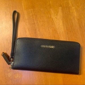 Calvin Klein Black Clutch/Wristlet